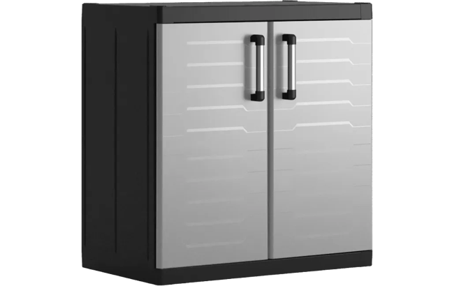 ארון שירות דטרויט XL נמוך  - אפור-שחור thumbnail