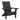 Modern Adirondack Chair - Graphite - Adirondack Chairs