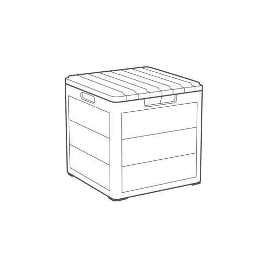 Denali Grey 30 Gallon Storage Deck Box - Keter US