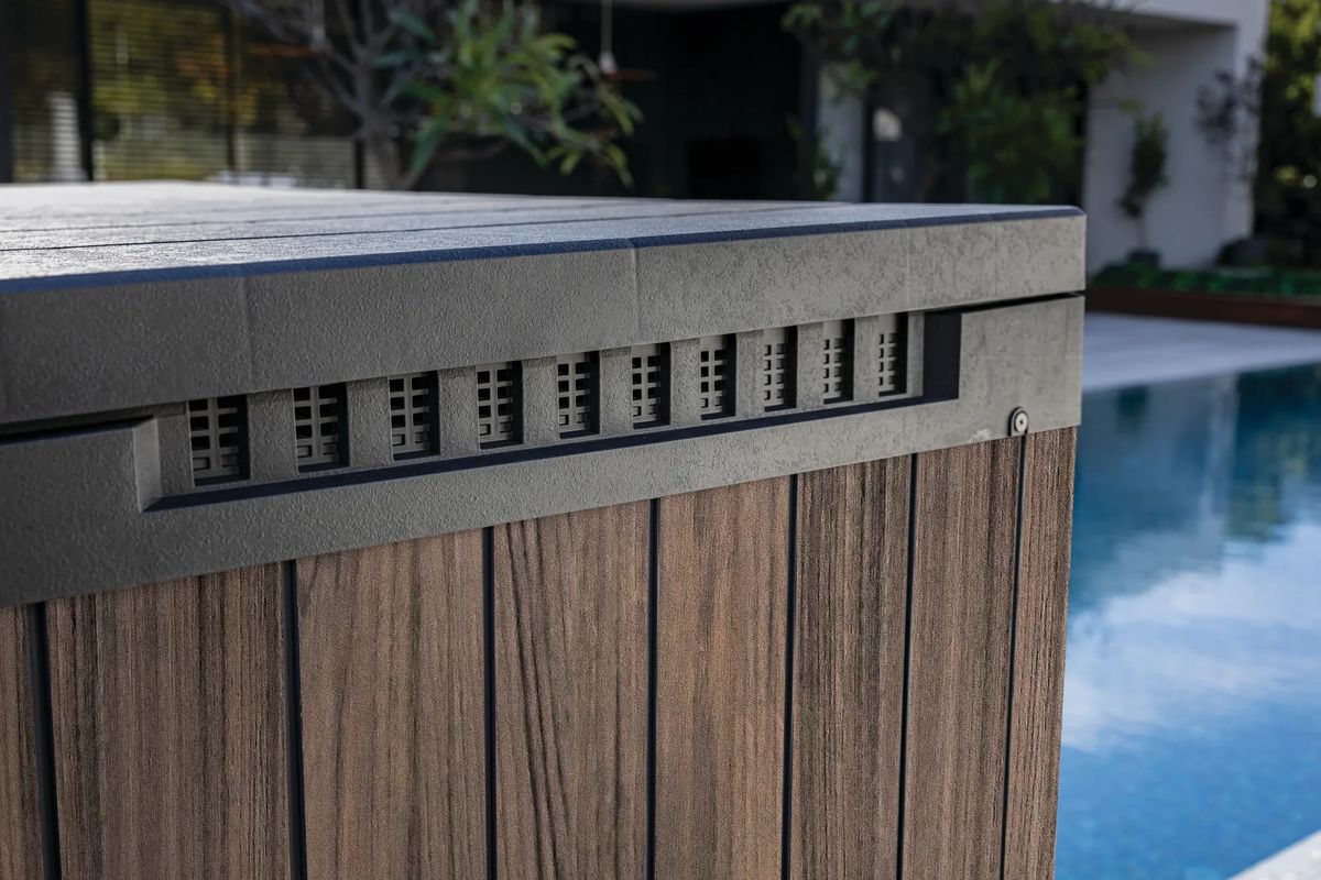 Signature 1150L Horizontal Storage Shed - Rosewood