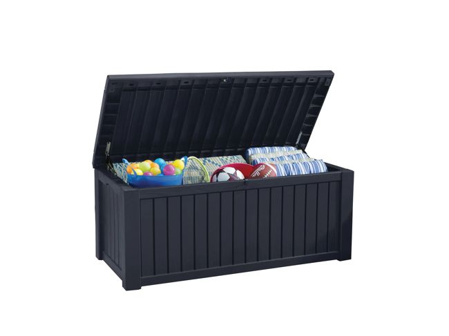 Rockwood Graphite 150 Gallon Storage Deck Box - Keter US