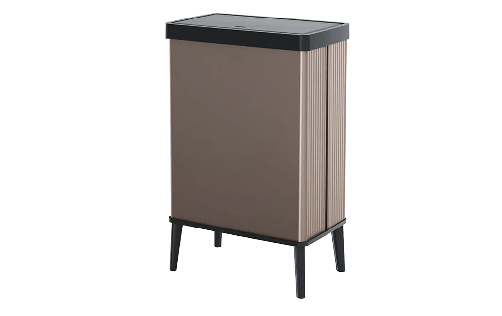 פח ורטו גבוה 54 ליטר - ורוד פנינה