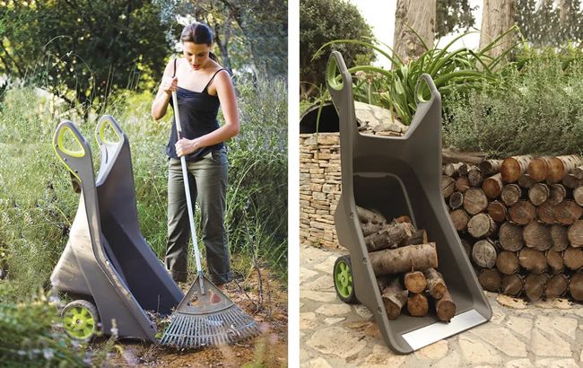 מריצה 100 ליטר - אפור-חום