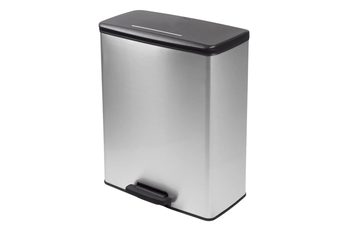 Decobin Prullenbak 65L - Zilver