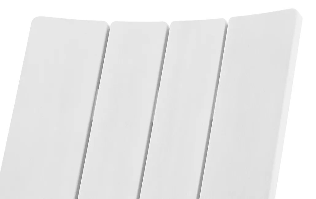 Chaise Adirondack moderne avec porte-gobelet Blanche – Keter Canada