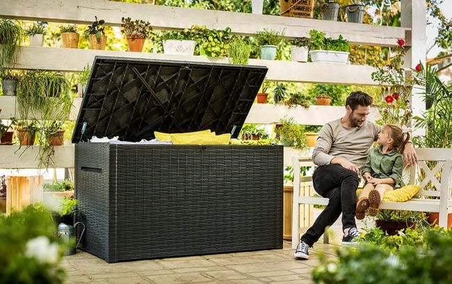 Java Aufbewahrungsbox - 870L - Grau