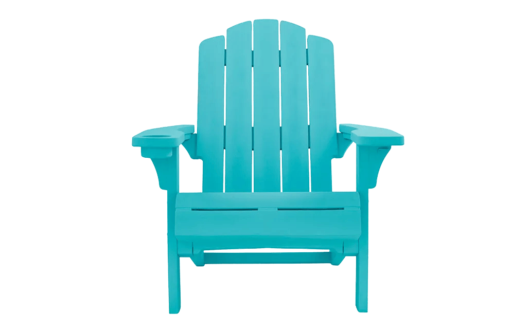 Kiawah Resin Plastic Adirondack Chair - Teal - Keter US