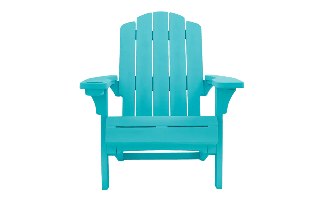 Kiawah Teal Outdoor Adirondack Chair - Keter US