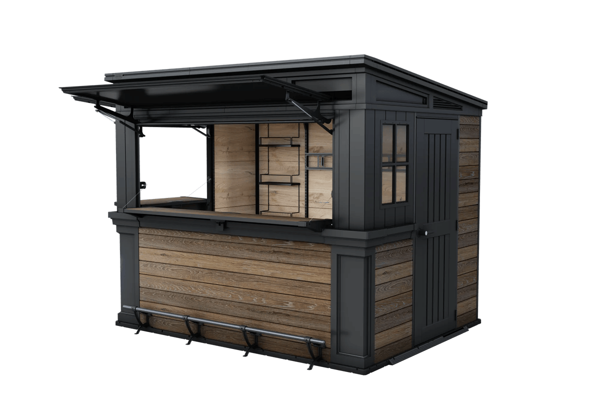 Signature Outdoor Garden Bar - Walnut Brown