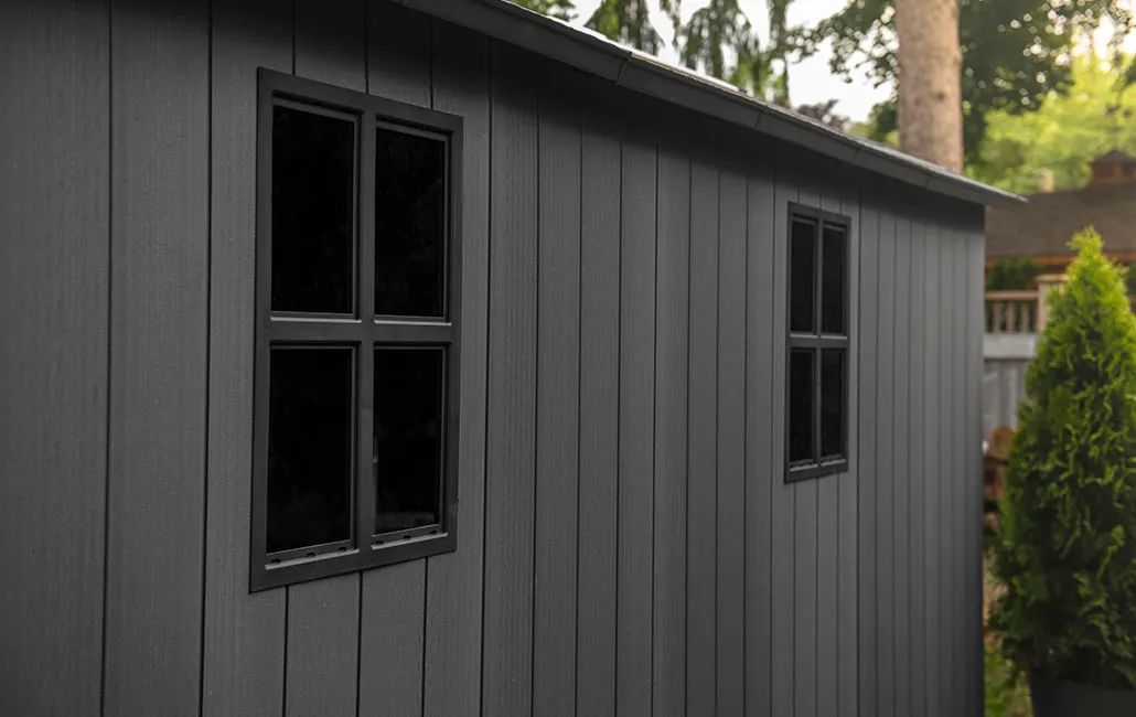 Buy Newton Plus 7.5x15 Storage Shed in Graphite - Keter Canada