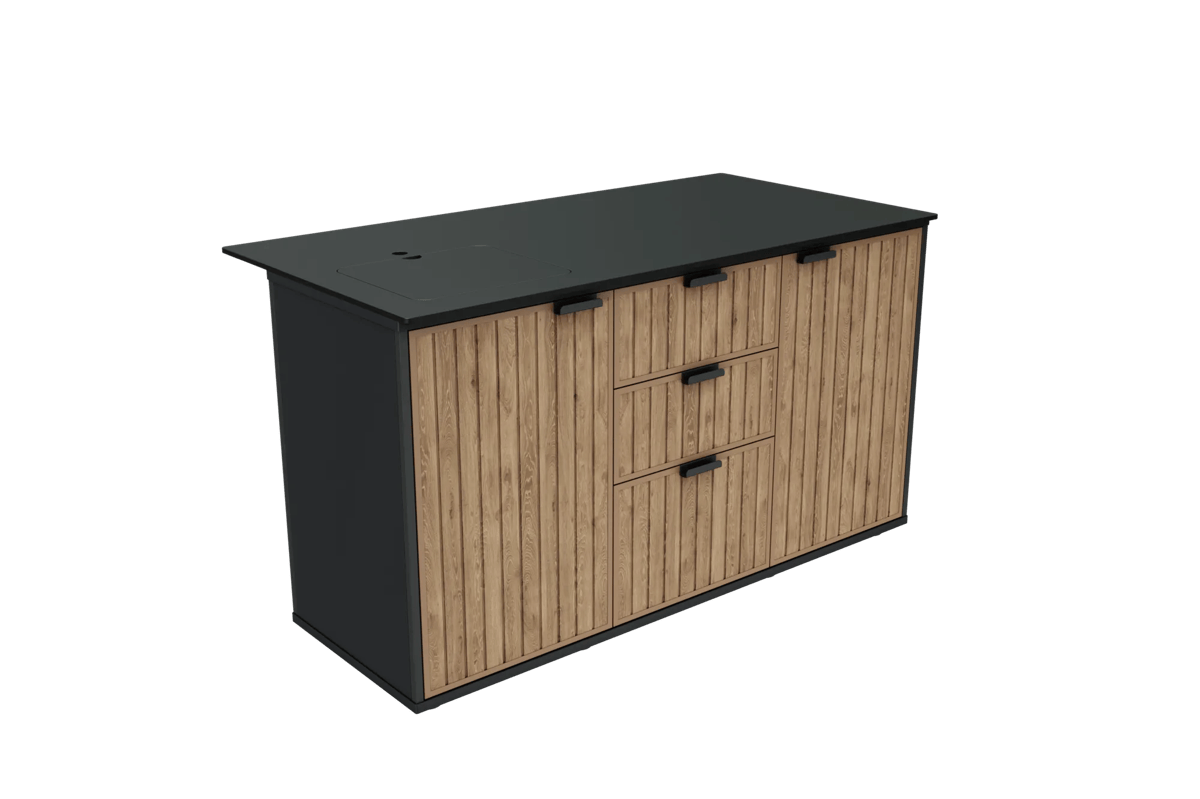 Compacte Buitenkeuken - 72,1x167,9x94 cm  - Venetian Bruin