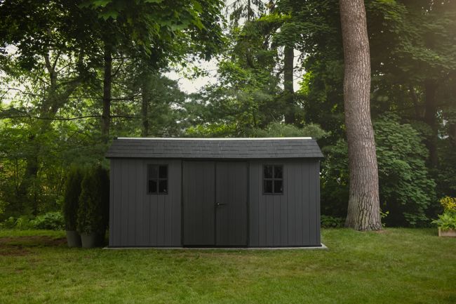 Newton Plus 7515 Tuinhuis - 230x476x246cm - Grijs