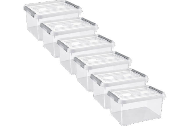 Handy+ Opbergbox set 6x15L