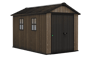 Apex 7.5x11 Storage Shed - חום אגוז