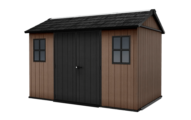 Caseta de exterior Newton Plus 7511/1175 - 230x350x246 cm y 7,2m2 - Marrón