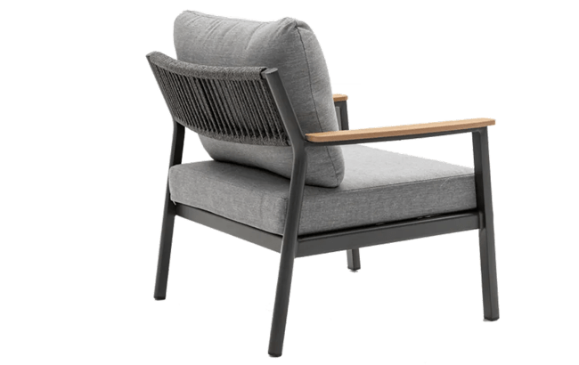 סט מערכת ישיבה פוקט אלומניום - אפור גרפיט