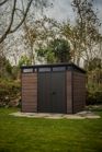 Caseta de exterior Signature 9x7 - 279x218x226 cm y 6,1 m2 - Rosewood