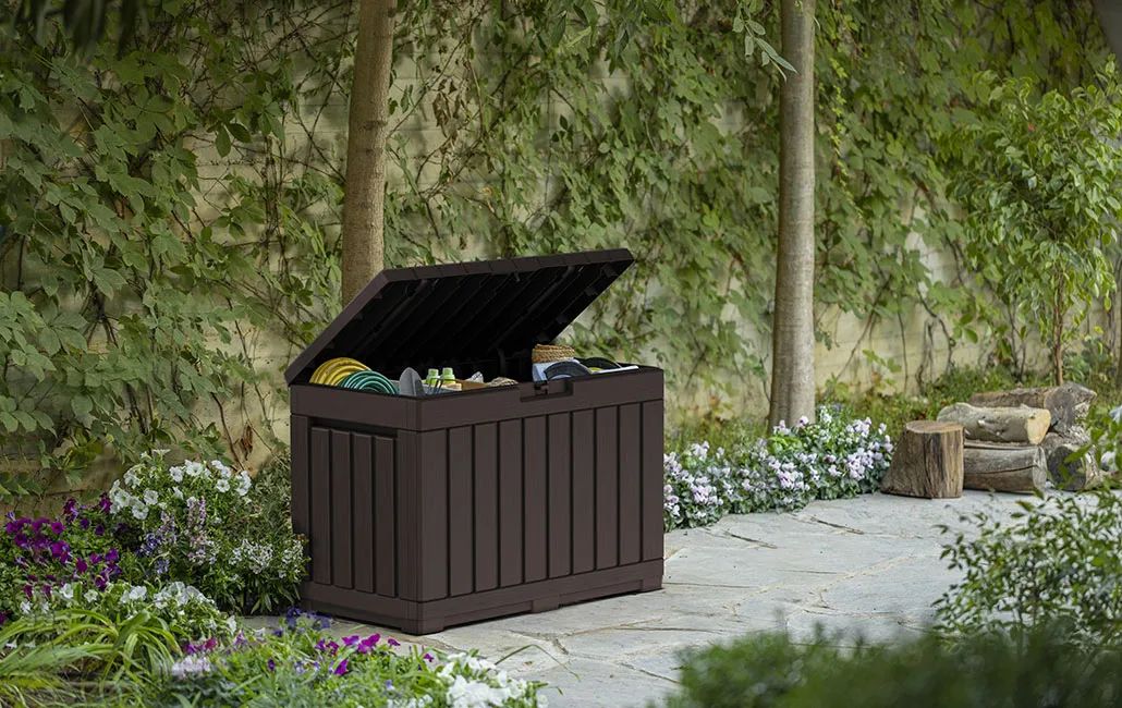 Kentwood 50 Gallon Storage Box Brown - Keter Canada
