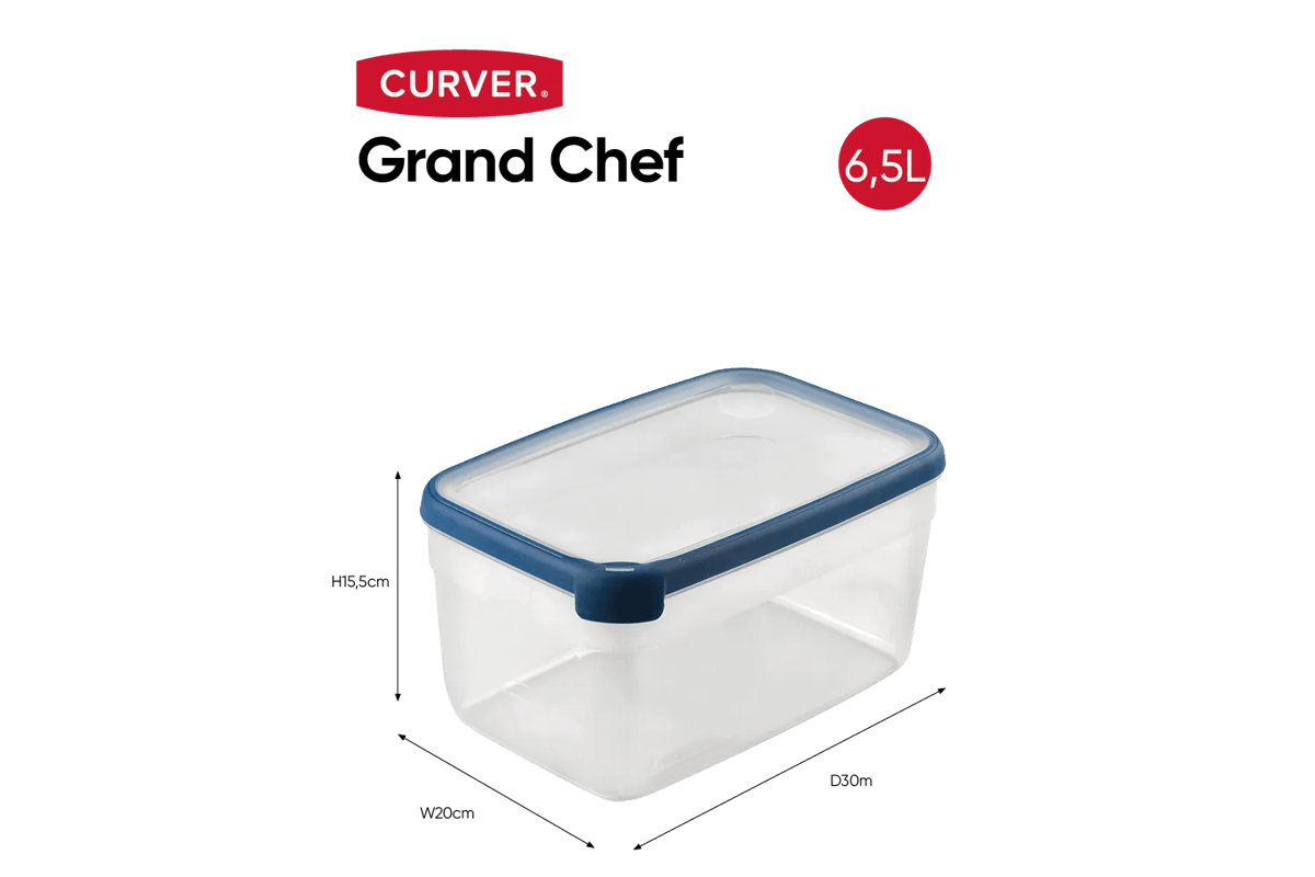 Grand Chef Vershoudbakje 6,5L - Transparant