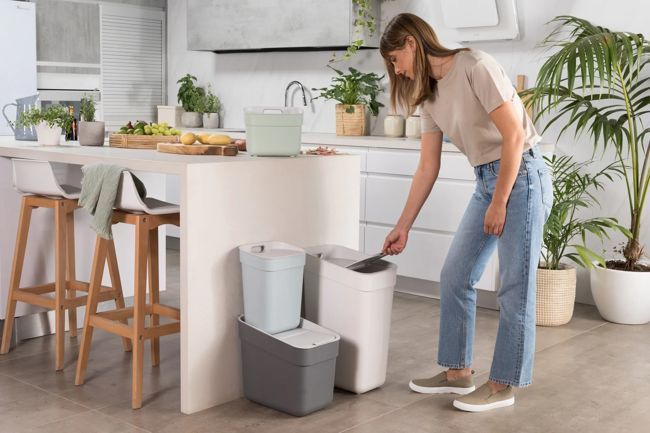 READY to Collect 20L פח מיחזור - אפור כהה