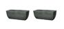 Cotswold Trough Planter 60cm Set of 2 - Marble Green