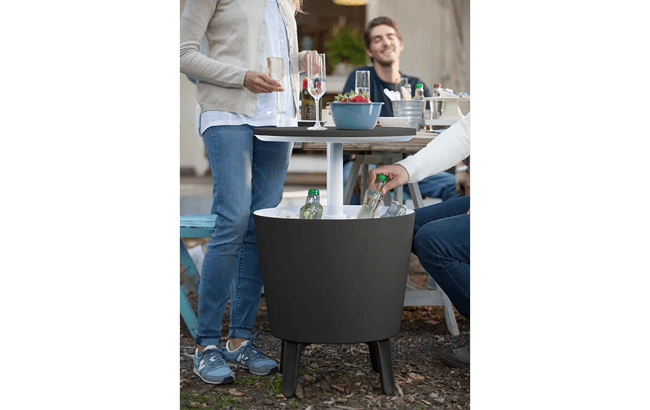 Coolbar Partytisch – 49,5 × 49,5 × 57 cm - Weiss