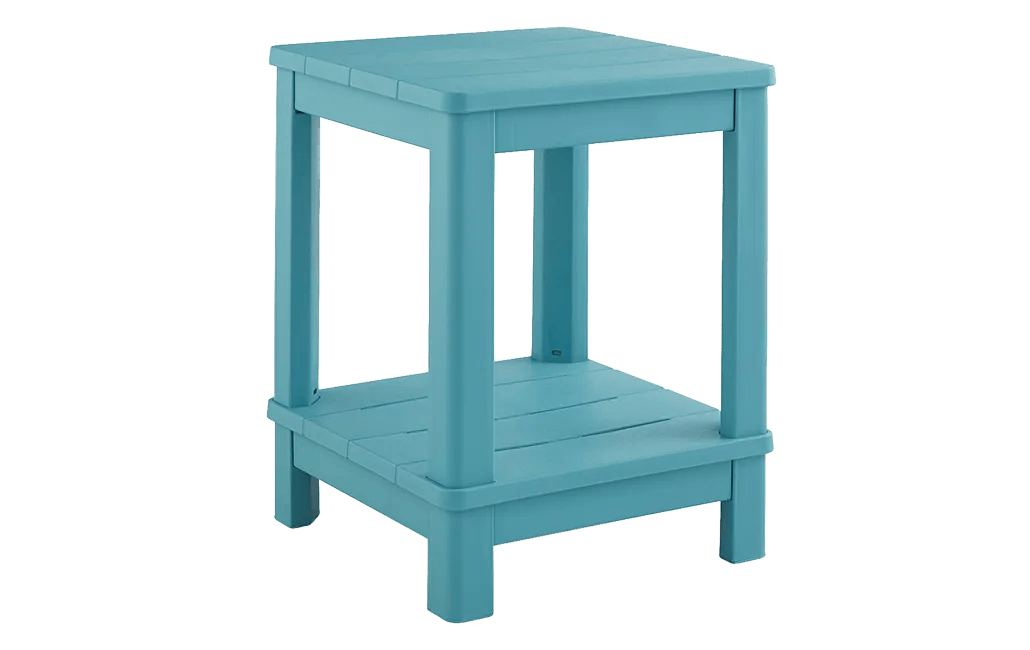 Deluxe Adirondack Two Tier Side Table - Teal - Keter US