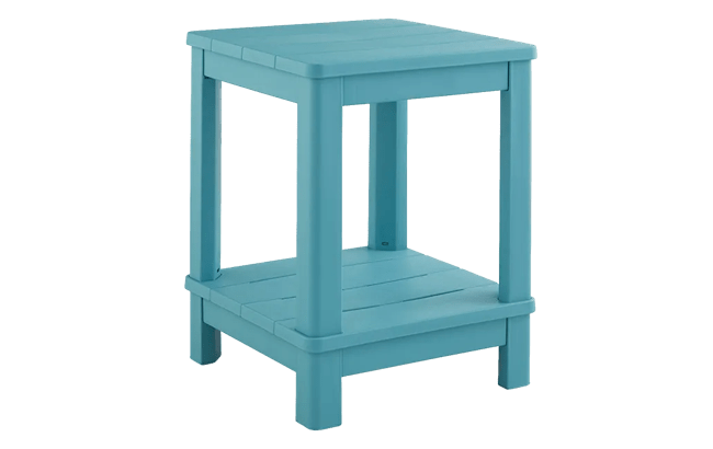 Deluxe Adirondack Two Tier Side Table - Teal - Keter US