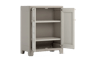 Armario bajo de exterior Gulliver - 100x44x80 cm. - Beige