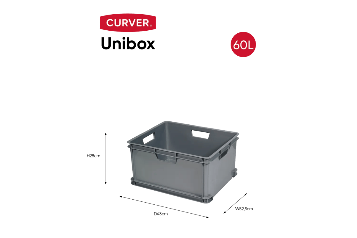 Unibox Classic 60L - Grijs