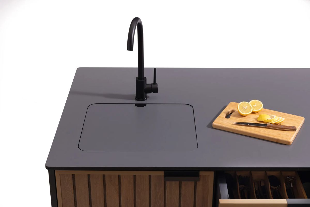 Compacte Buitenkeuken - 72,1x167,9x94 cm  - Venetian Bruin