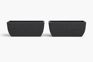 Cotswold Trough Planter 60cm Set of 2 - Millstone Grey
