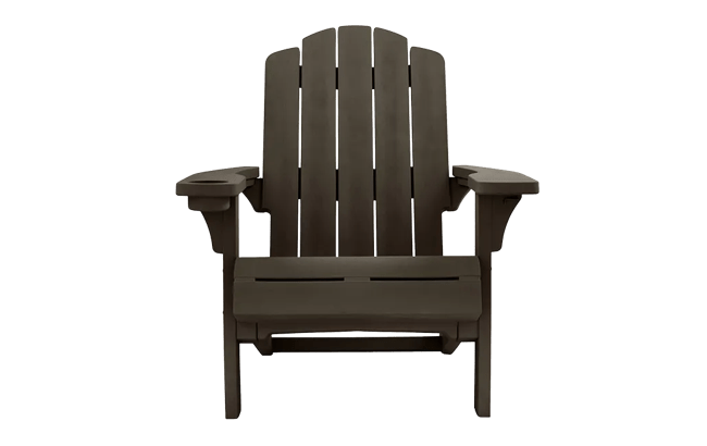 Kiawah Brown Outdoor Adirondack Chair - Keter US