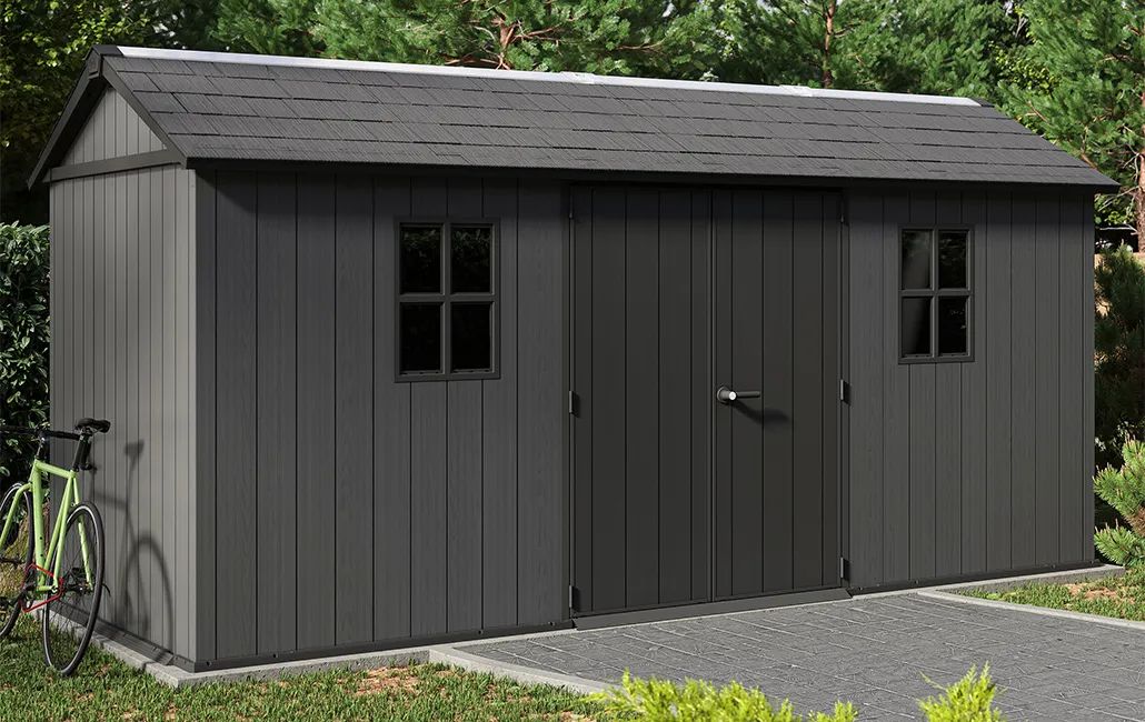 Caseta de exterior Newton Plus 7515 - 230x476x246 cm y 10 m2