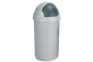 Roll Bullet Prullenbak 50L - Grijs