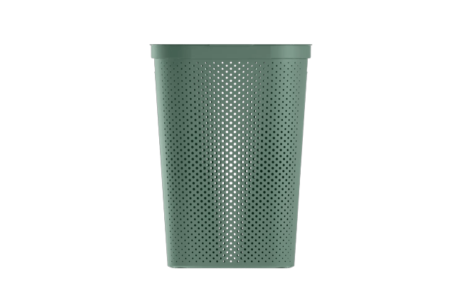 Infinity Dots Wasmand 60L - Groen