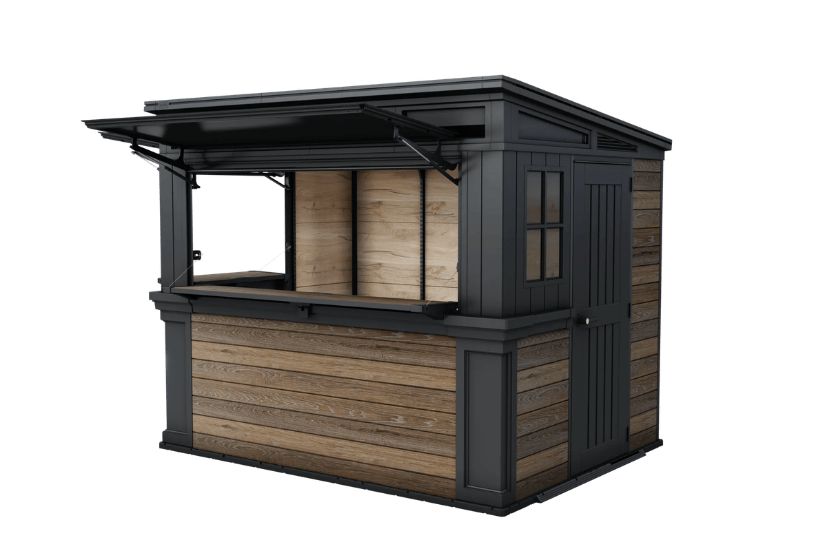 Signature Outdoor Garden Bar - Walnut Brown