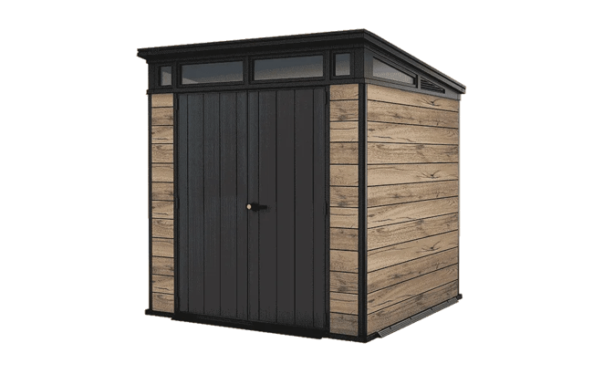 Abri de jardin Signature 77 - 4,5m2 - Marron aspect Douglas