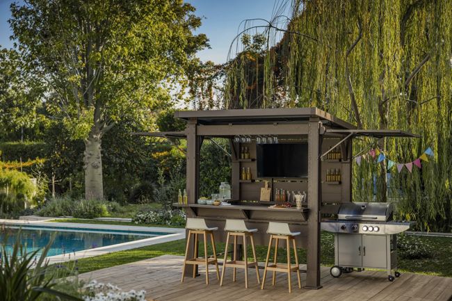 Signature Bar-B-Q Gazebo - PINE