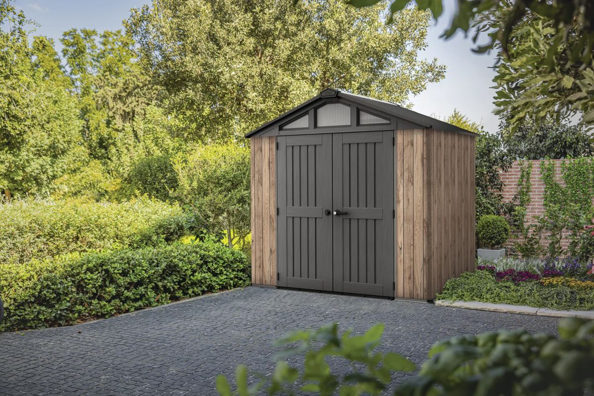 Abri de jardin Stronghold 86 - 4,4 m2 - Marron aspect Douglas