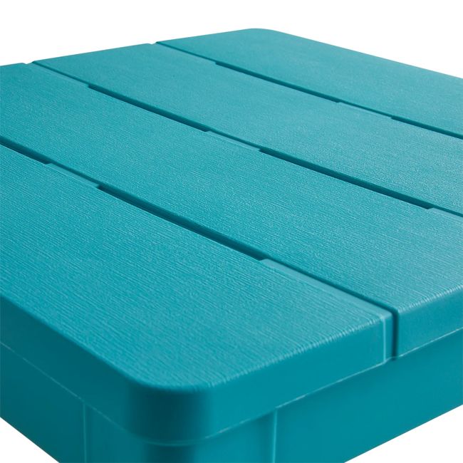 Deluxe Teal Outdoor Adirondack Side Table - Keter US