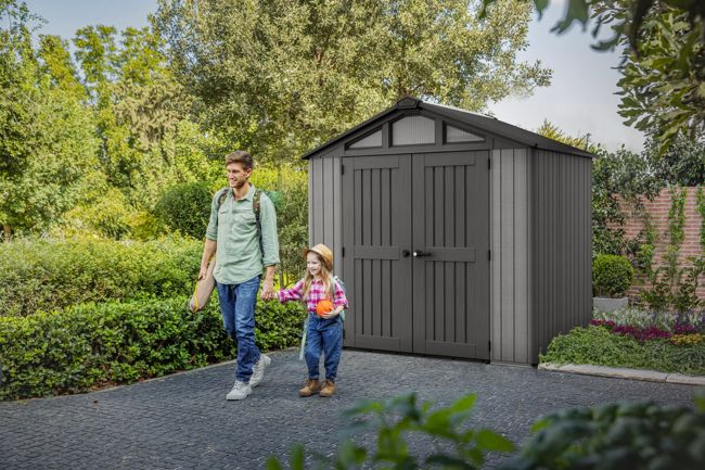 Stronghold 8x6ft Shed - Grey
