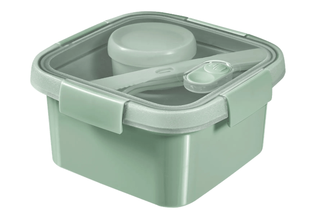 קופסת סמרט אקו מרובעת SMART ECO 1.1L - ירוק