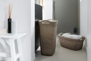Knit Wasmand 40L - Bruin - Wasmanden