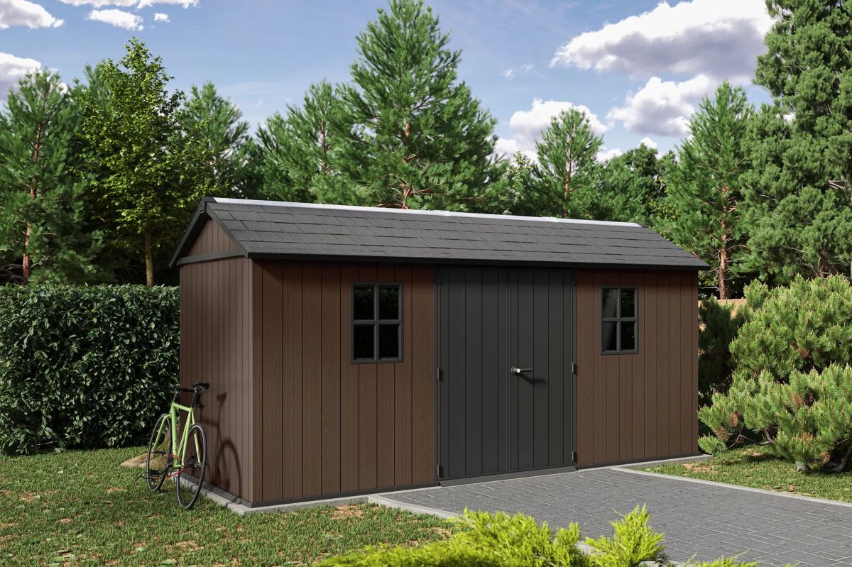 Caseta de exterior Newton Plus 1575 - 230x476x246 cm y 10 m2
