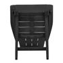 Modern Black Outdoor Adirondack Chair - Keter US