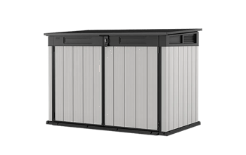 Premier Jumbo 2020L Storage Shed - Light Grey - Bike store