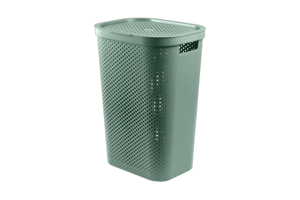 Infinity Dots Wasmand 60L - Groen - Wasmanden