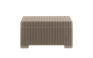 Mesa auxiliar de exterior California 68x68x35 cm - Capuchino