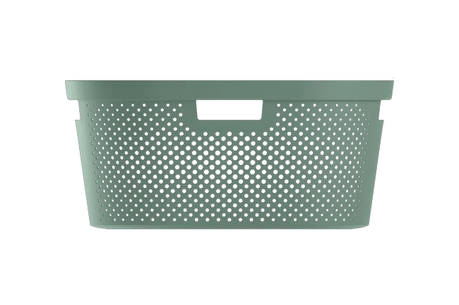 Infinity Dots Wasmand 40L - Groen